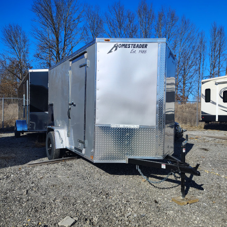 New 2026 Homesteader Trailer 6x10 SA, 6' interior height, 35k axle, .030 exterior with barn doors Cargo / Enclosed Trailer