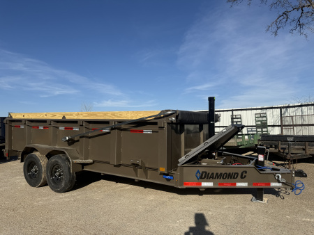 New 2026 Diamond C Trailers LPT207 16X82 Dump Trailer