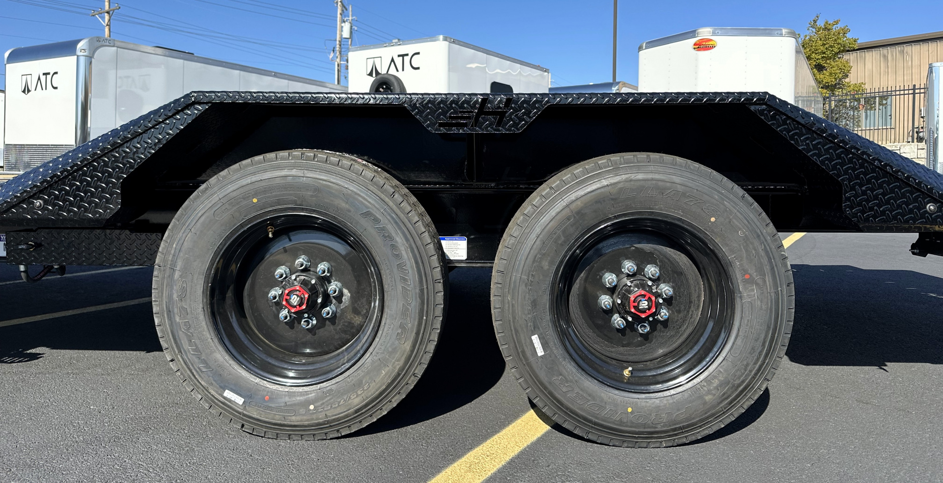 New Horizon 102"W x 22'L Tilt Deck Equipment Trailer 21,000LB, 10K Axles, 17.5" Tires, Spare