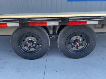 New 2026 DAVIDSON 102X32 (27+5) GOOSENECK DECKOVER, MONSTER RAMPS, 5' DOVETAIL, (2) 8000lb AXLES, GVWR 16,000lbs