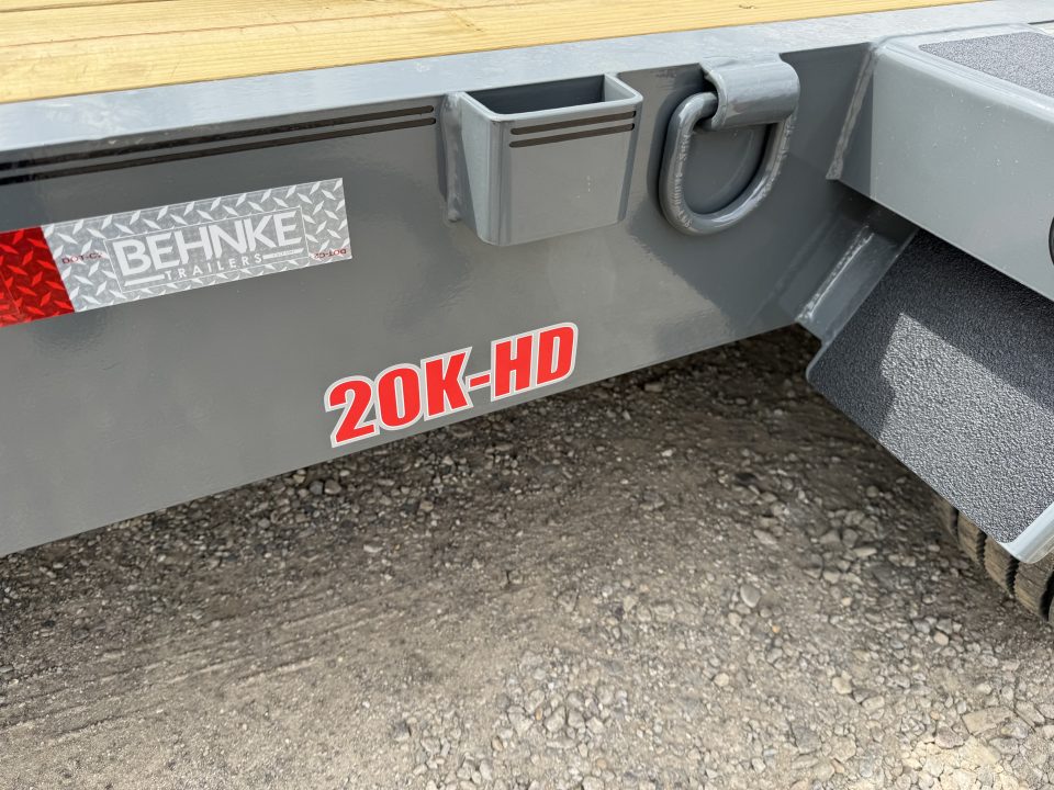 New 2026 Behnke CBCT2220E-S10K Equipment Trailer