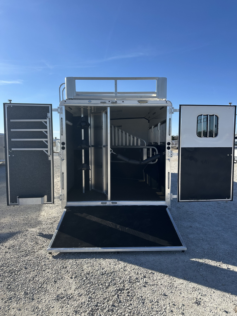 Used 2023 Merhow 3 Horse Living Quarters Stampede Horse Trailer
