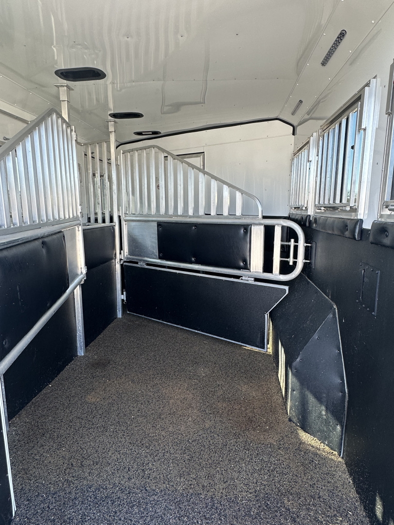 Used 2023 Merhow 3 Horse Living Quarters Stampede Horse Trailer