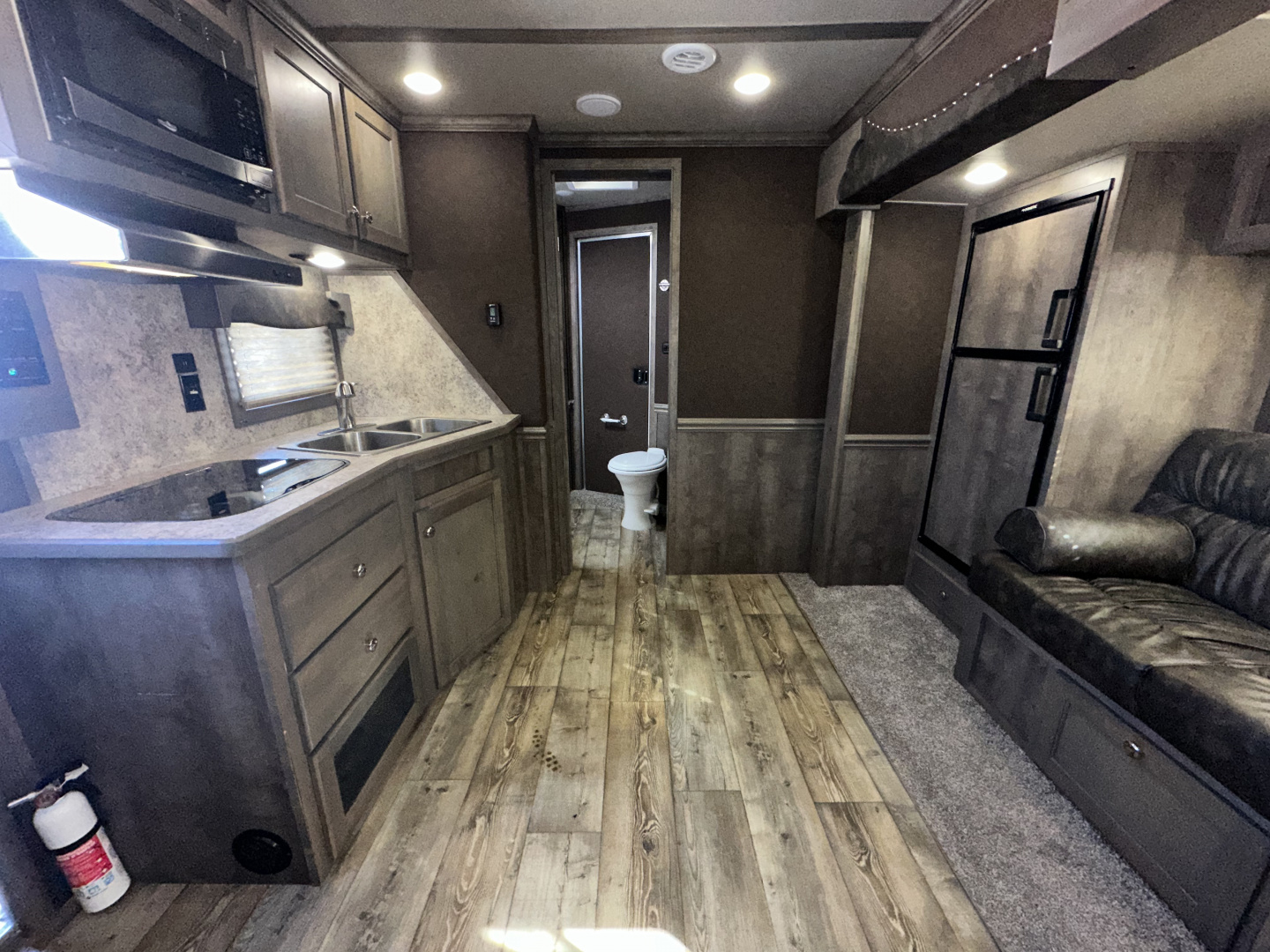 Used 2023 Merhow 3 Horse Living Quarters Stampede Horse Trailer