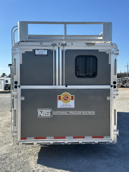 Used 2023 Merhow 3 Horse Living Quarters Stampede Horse Trailer