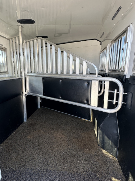 Used 2023 Merhow 3 Horse Living Quarters Stampede Horse Trailer