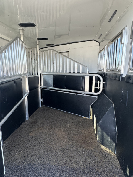 Used 2023 Merhow 3 Horse Living Quarters Stampede Horse Trailer