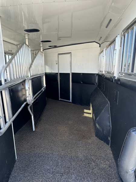 Used 2023 Merhow 3 Horse Living Quarters Stampede Horse Trailer