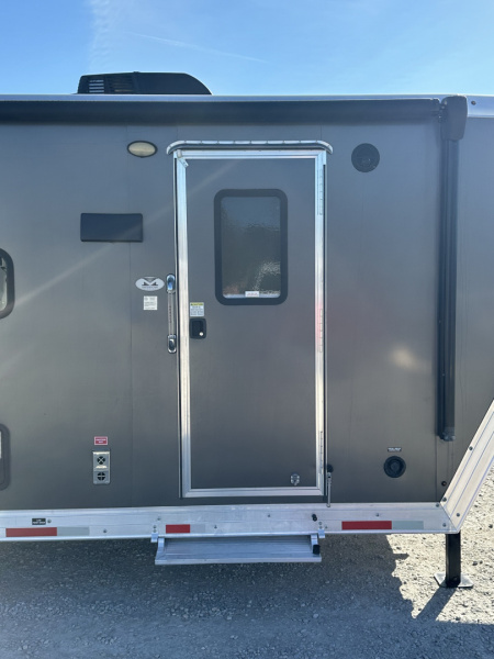 Used 2023 Merhow 3 Horse Living Quarters Stampede Horse Trailer