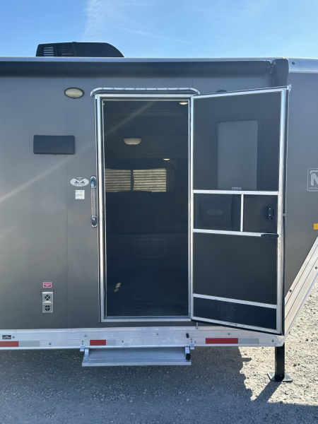 Used 2023 Merhow 3 Horse Living Quarters Stampede Horse Trailer