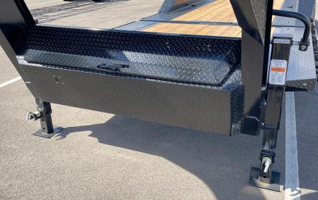 New Horizon HET 24'x102" Gooseneck Gravity Tilt Equipment Trailer 21,000 GVWR Drive Over Fenders