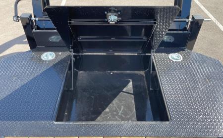 New Horizon HET 24'x102" Gooseneck Gravity Tilt Equipment Trailer 21,000 GVWR Drive Over Fenders