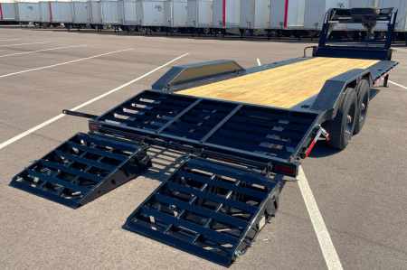 New Horizon HEH Gooseneck Equipment Trailer 26'x 102" -Mountain Ramps, Drive Over Fenders, 22,400 GVWR