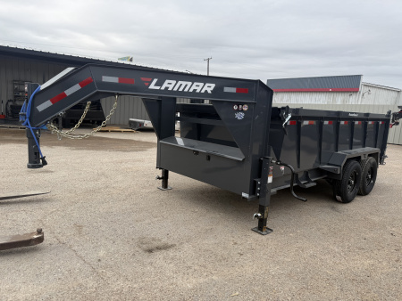 New 2026 Lamar Trailers 83X14 GN LOW PRO Dump Trailer