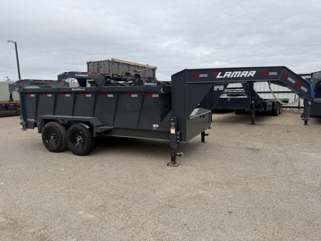 New 2026 Lamar Trailers 83X14 GN LOW PRO Dump Trailer
