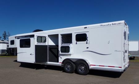 New 2026 Trails West Classic LQ 3H 10x15 Horse Trailer