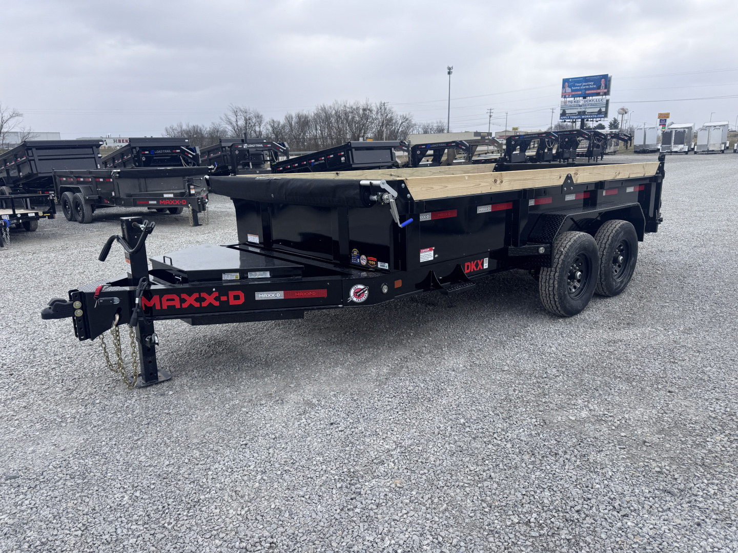 New 2026 MAXX-D DKX 83"x14' 14,000# GVWR Dump Trailer