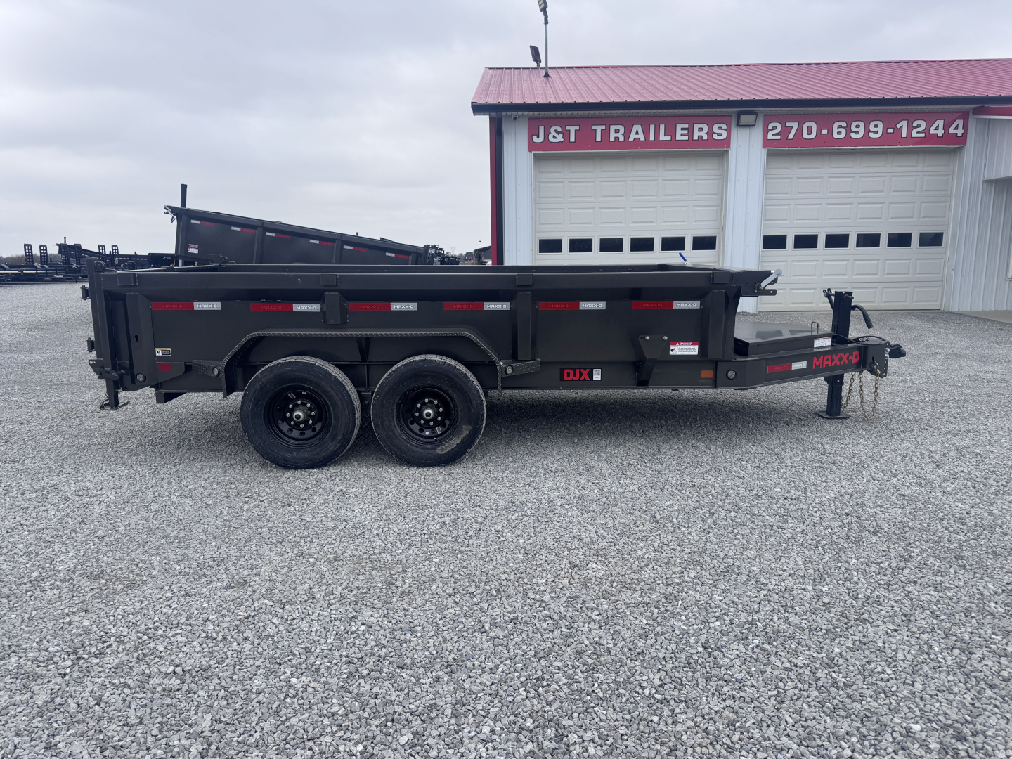 New 2026 MAXX-D DJX 83"x14' 14,000# GVWR Dump Trailer