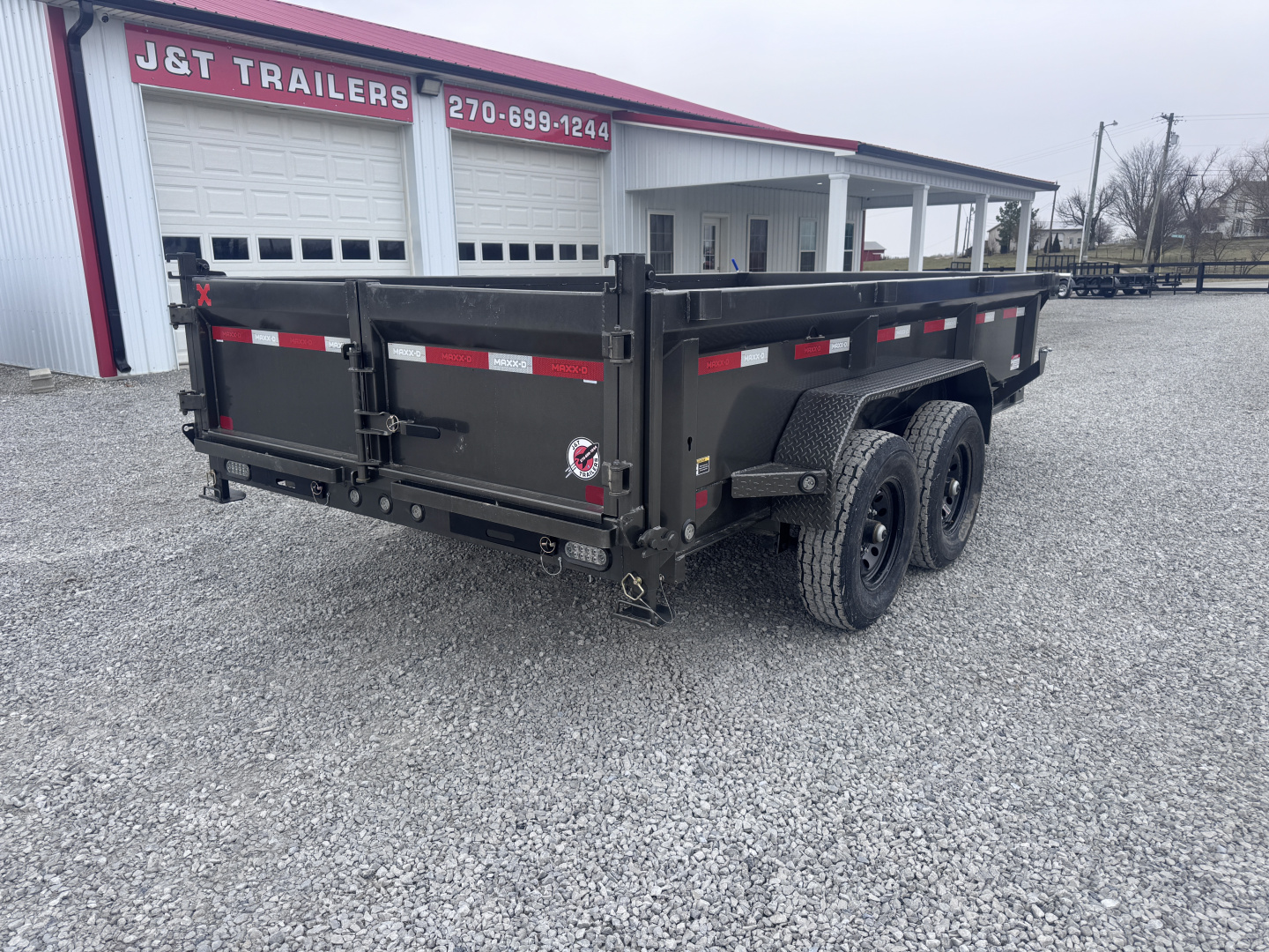 New 2026 MAXX-D DJX 83"x14' 14,000# GVWR Dump Trailer