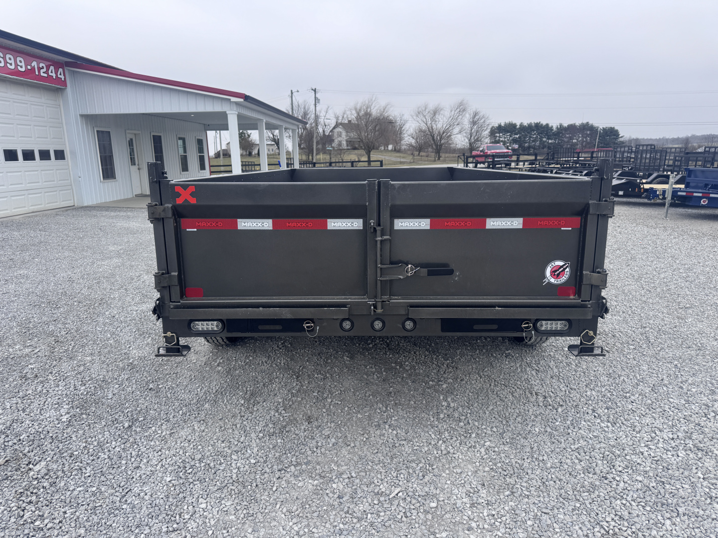 New 2026 MAXX-D DJX 83"x14' 14,000# GVWR Dump Trailer