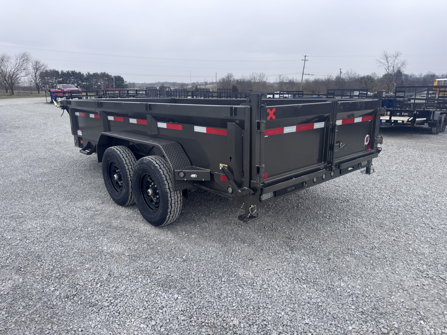 New 2026 MAXX-D DJX 83"x14' 14,000# GVWR Dump Trailer