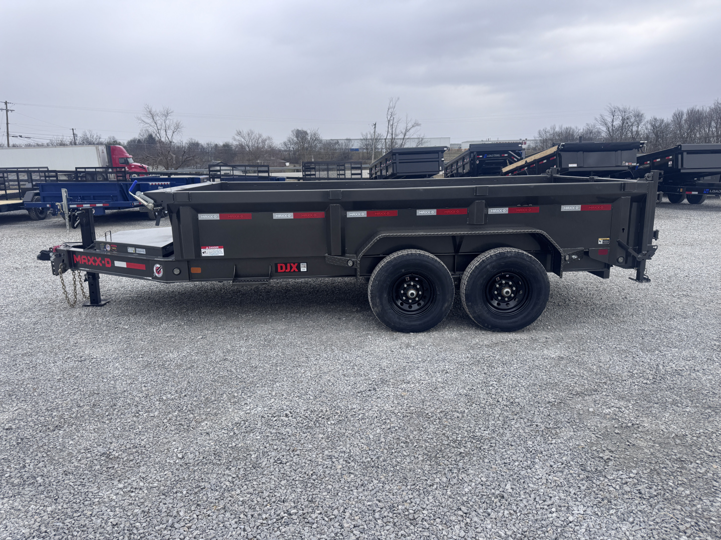 New 2026 MAXX-D DJX 83"x14' 14,000# GVWR Dump Trailer