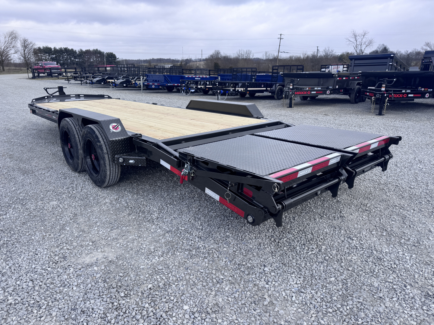 New 2026 MAXX-D EHX 83"x22' 16,000# GVWR Equipment Trailer