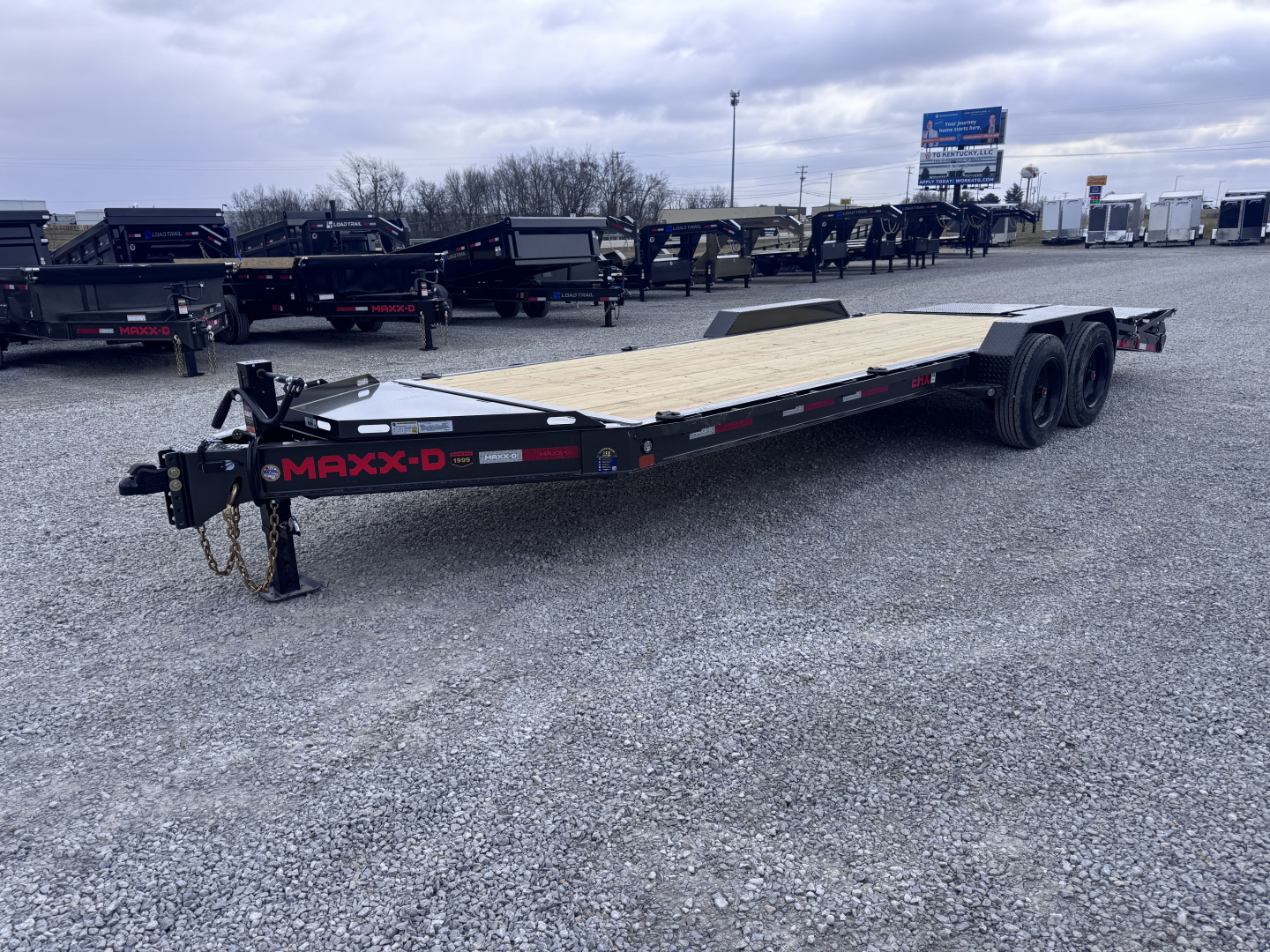 New 2026 MAXX-D EHX 83"x22' 16,000# GVWR Equipment Trailer
