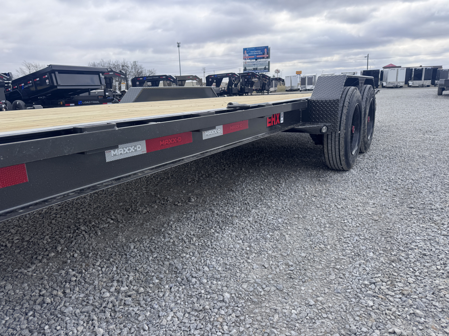 New 2026 MAXX-D EHX 83"x22' 16,000# GVWR Equipment Trailer