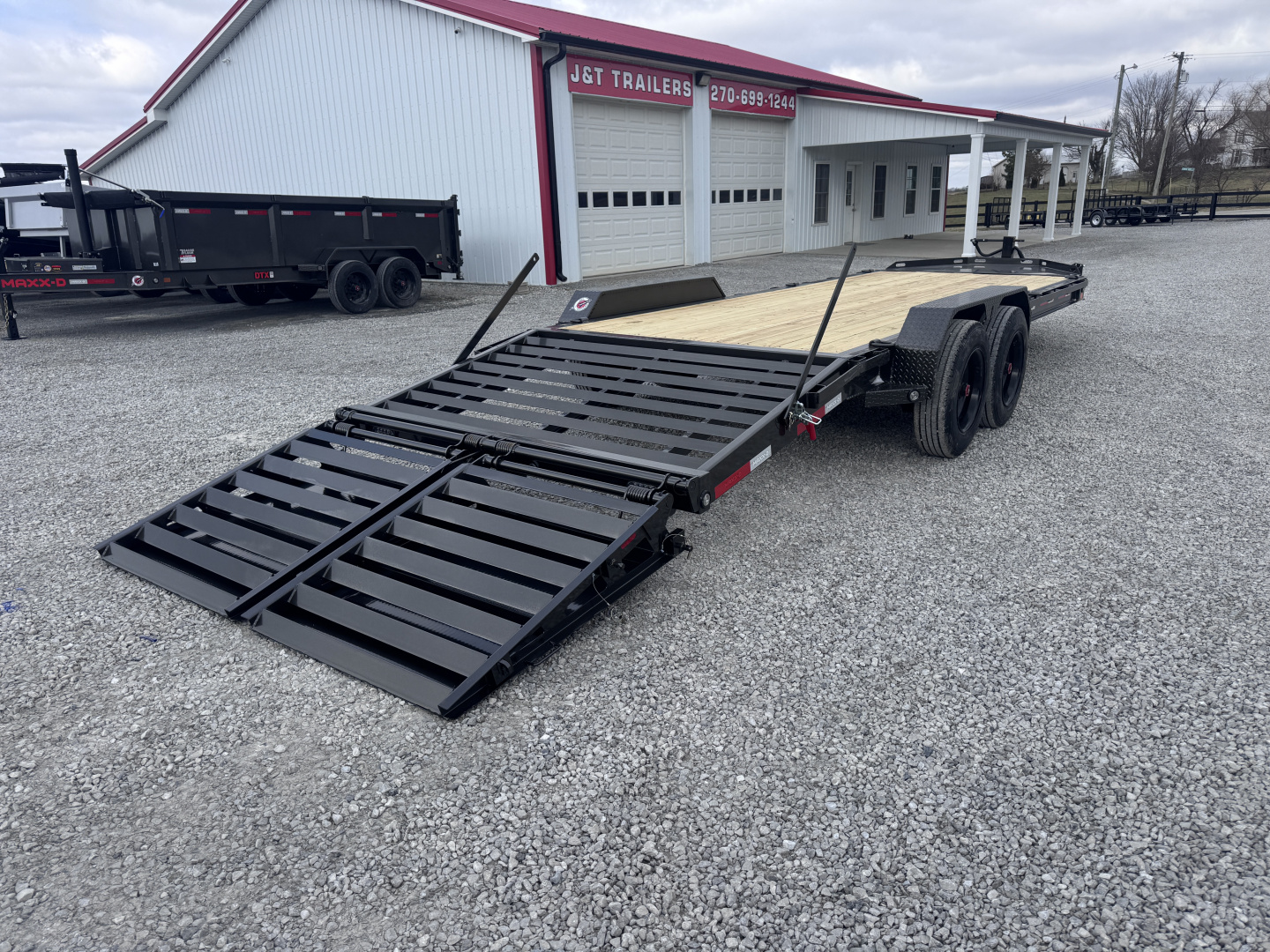 New 2026 MAXX-D EHX 83"x22' 16,000# GVWR Equipment Trailer