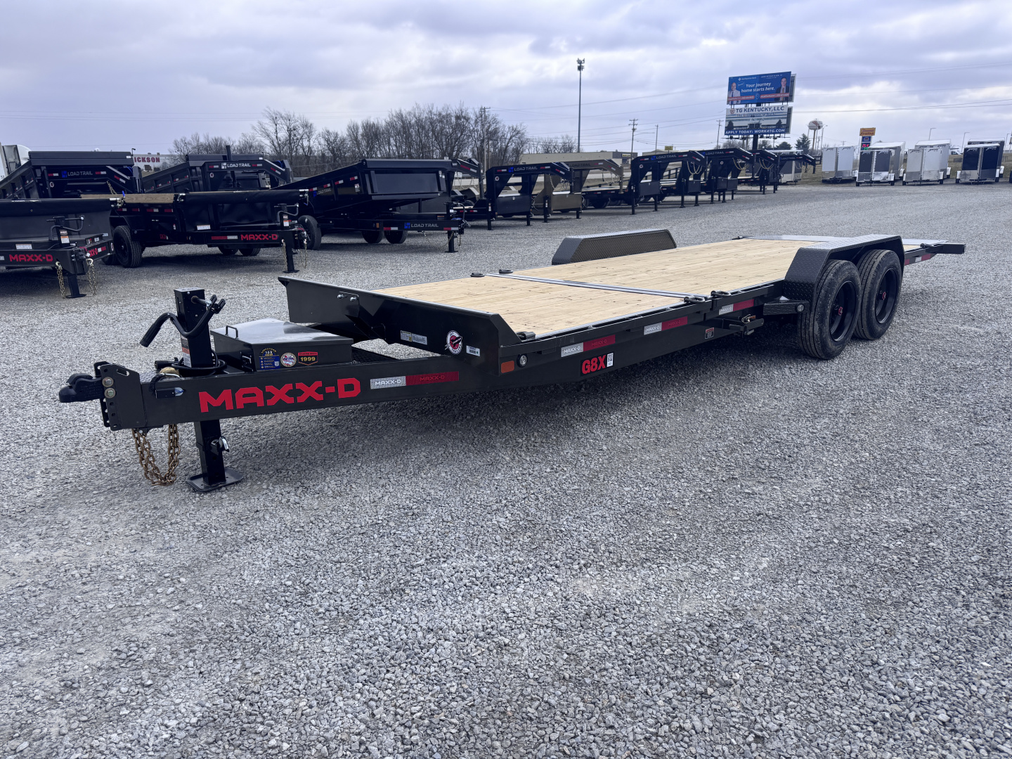New 2026 MAXX-D G8X 83"x22' 16,000# GVWR Tilt Trailer
