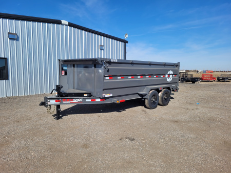 New 2026 Buckshot 83"x16' BP Dump Trailer W/4' Sides