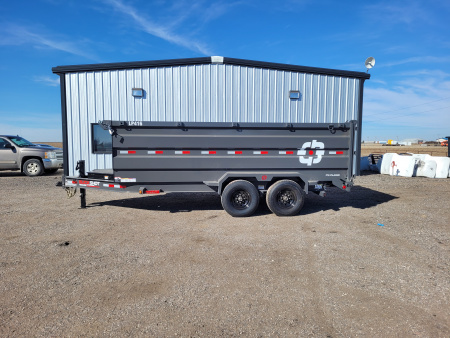 New 2026 Buckshot 83"x16' BP Dump Trailer W/4' Sides