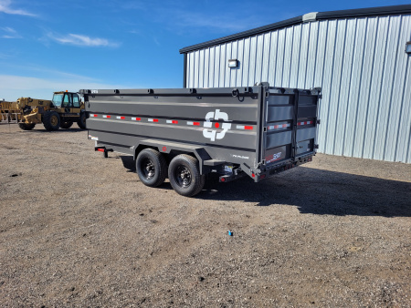 New 2026 Buckshot 83"x16' BP Dump Trailer W/4' Sides