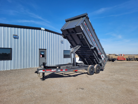 New 2026 Buckshot 83"x16' BP Dump Trailer W/4' Sides
