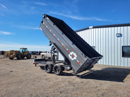 New 2026 Buckshot 83"x16' BP Dump Trailer W/4' Sides