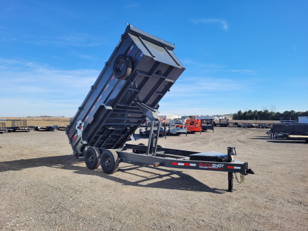 New 2026 Buckshot 83"x16' BP Dump Trailer W/4' Sides