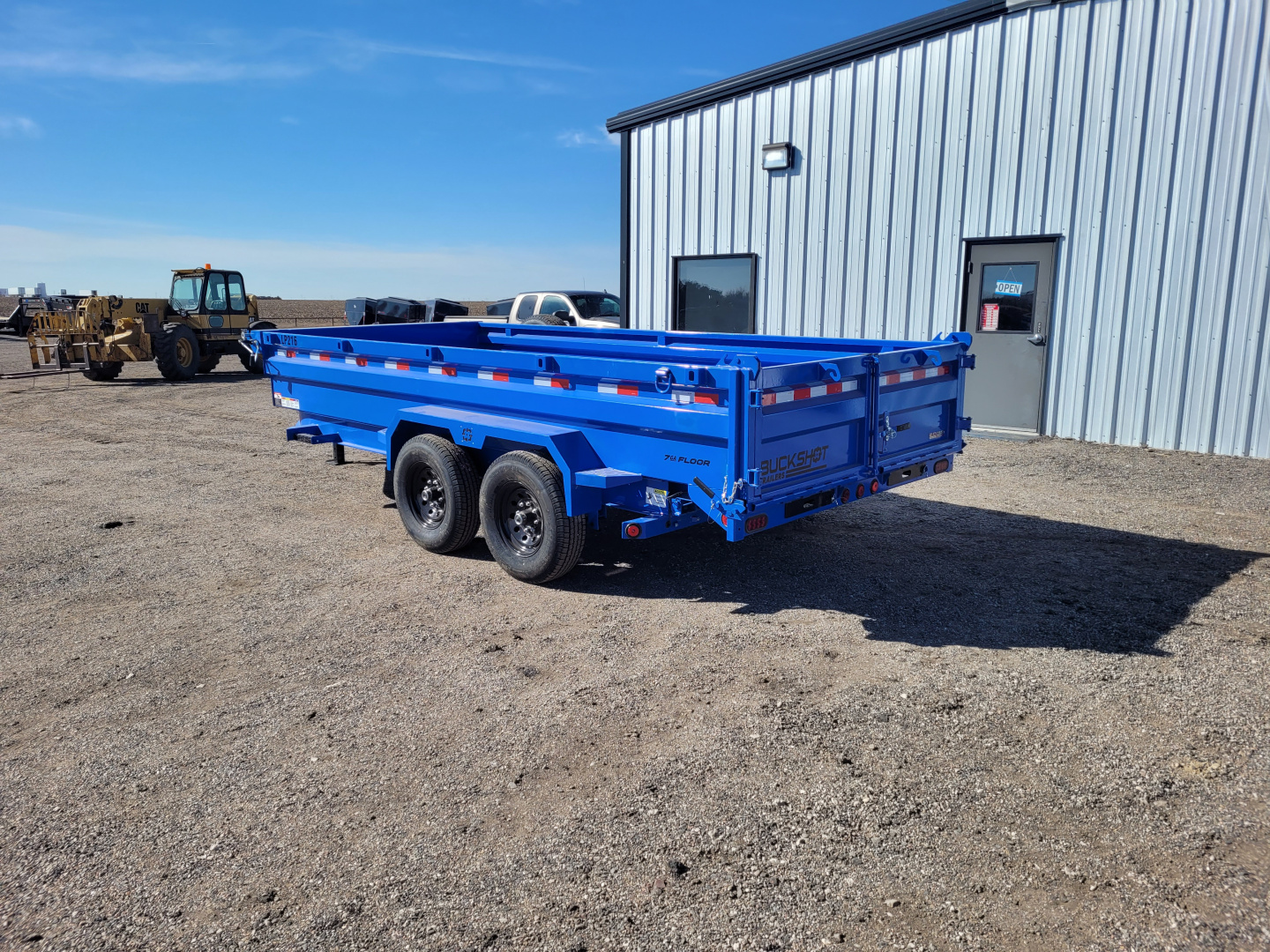 New 2026 Buckshot 83"x16' BP Dump Trailer W/2' Sides