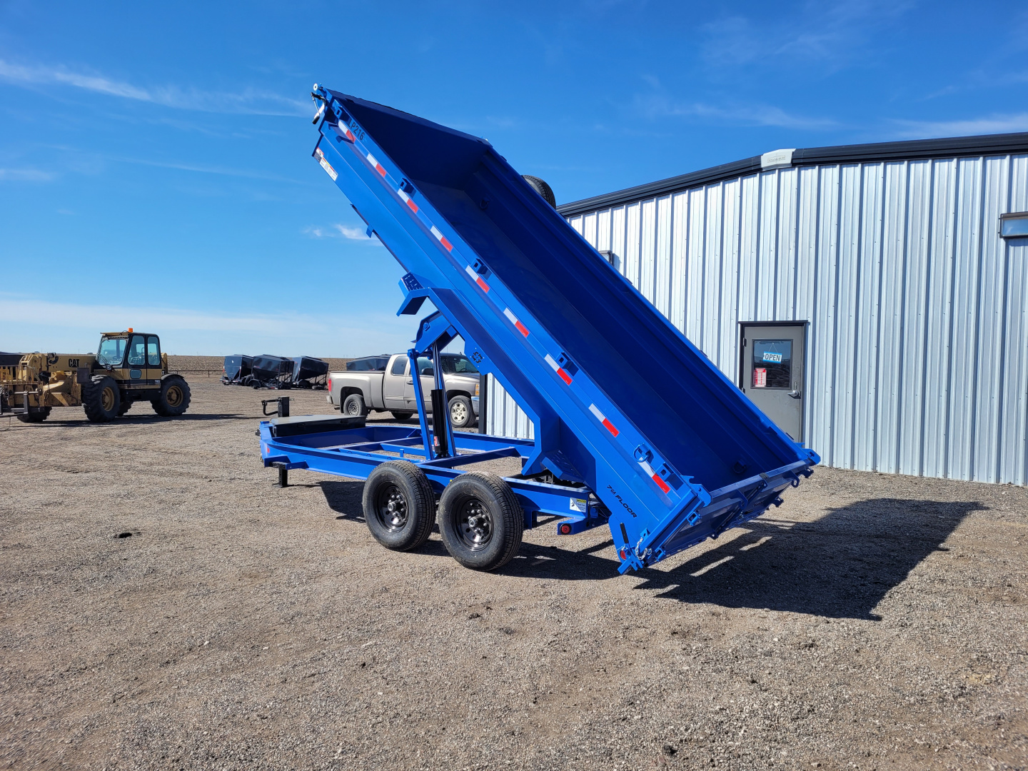 New 2026 Buckshot 83"x16' BP Dump Trailer W/2' Sides