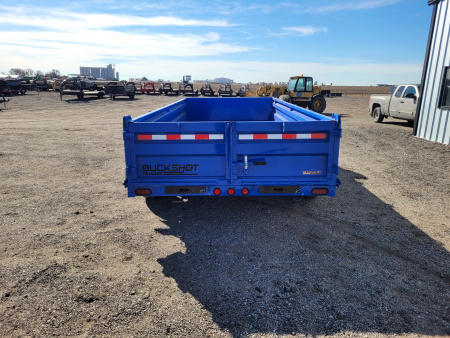 New 2026 Buckshot 83"x16' BP Dump Trailer W/2' Sides