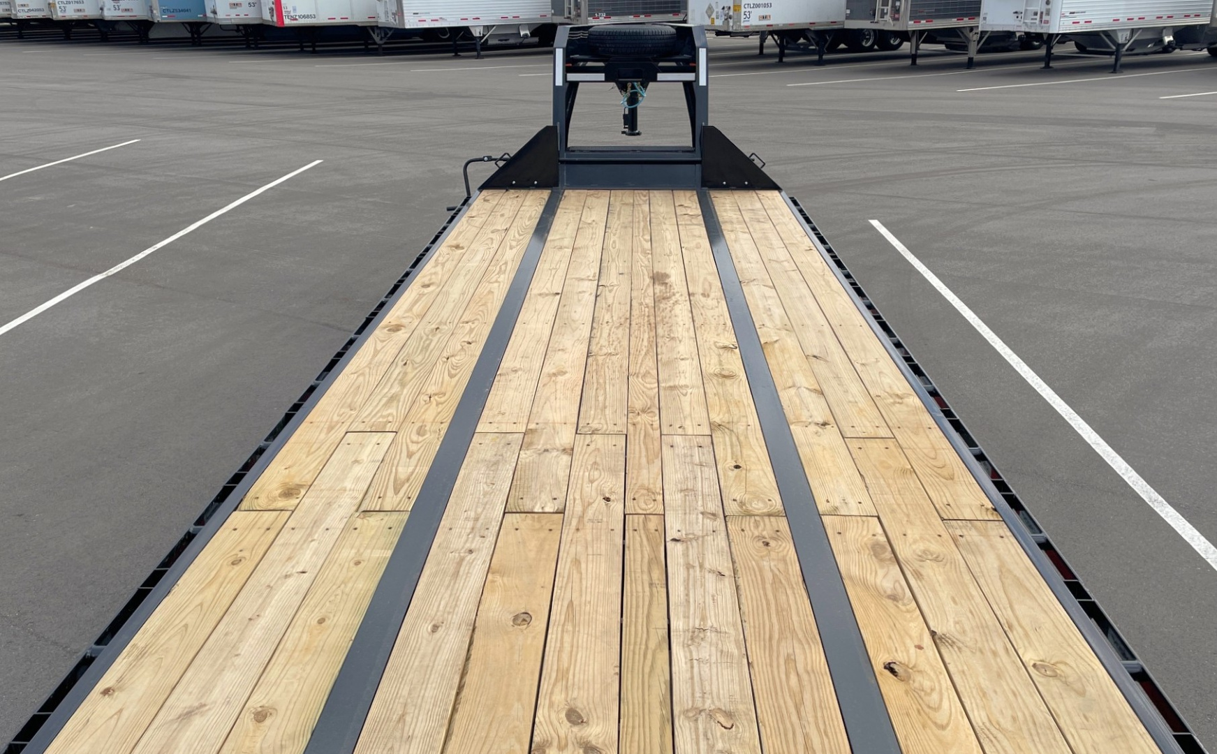 New Horizon 40' FHZ 25.9K 102" Gooseneck Hotshot Flatbed Trailer: Mountain Ramps, Spare