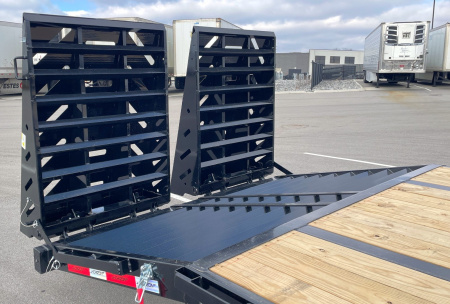 New Horizon 40' FHZ 25.9K 102" Gooseneck Hotshot Flatbed Trailer: Mountain Ramps, Spare