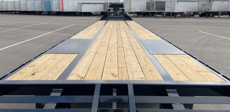 New Horizon 40' FHZ 25.9K 102" Gooseneck Hotshot Flatbed Trailer: Mountain Ramps, Spare