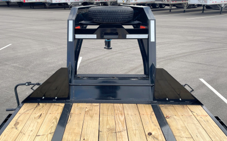 New Horizon 40' FHZ 25.9K 102" Gooseneck Hotshot Flatbed Trailer: Mountain Ramps, Spare