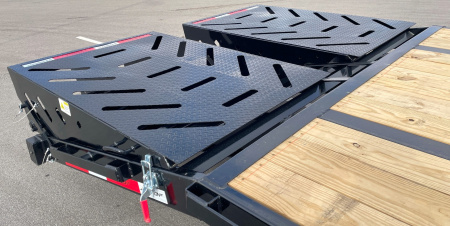 New Horizon 40' FHZ 25.9K 102" Gooseneck Hotshot Flatbed Trailer: Mountain Ramps, Spare