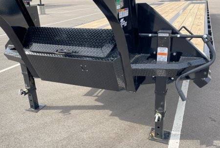 New Horizon 40' FHZ 25.9K 102" Gooseneck Hotshot Flatbed Trailer: Mountain Ramps, Spare