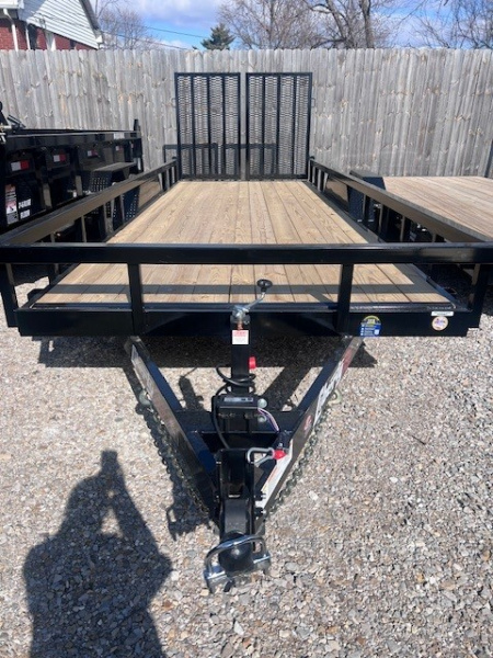 New 2026 Liberty 83x20 10K HD Split Gate Utility Trailer
