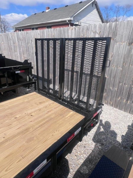 New 2026 Liberty 83x20 10K HD Split Gate Utility Trailer