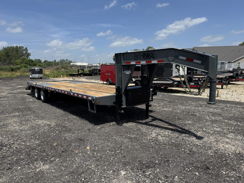 New 2026 Behnke FB8X31GN-30E Flatbed Trailer