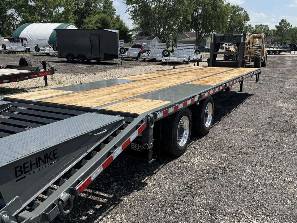 New 2026 Behnke FB8X31GN-30E Flatbed Trailer